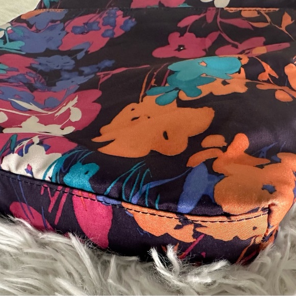 TUMI Floral Nylon Messenger Crossbody Bag - Picture 9 of 12